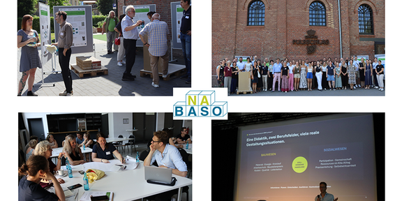 Collage von vier Bildern der Fachtagung NABASO